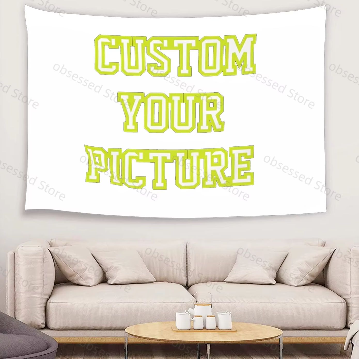 Home Textiles & Decorations - Impression de tapisserie personnalisée pour vos