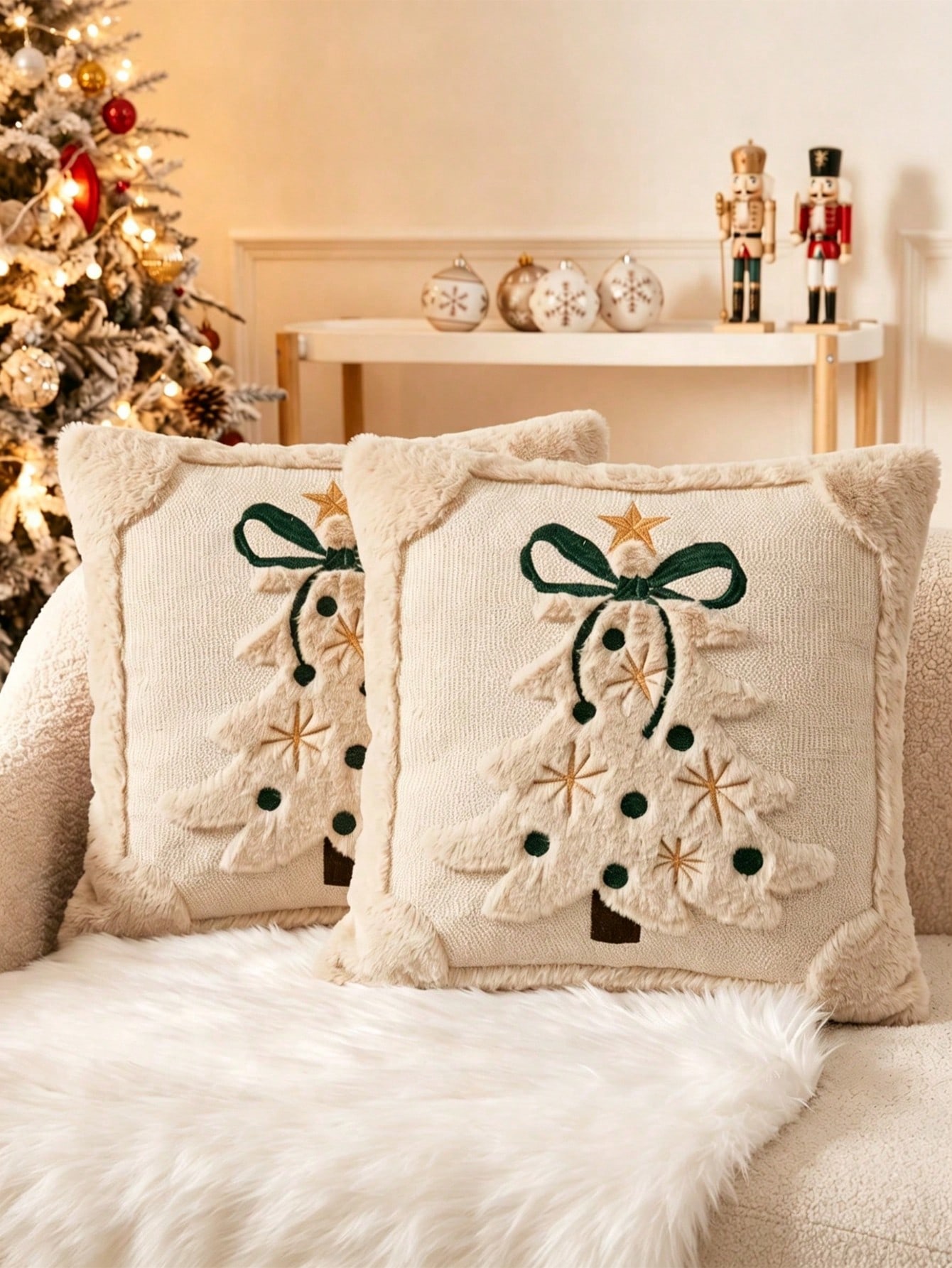 Pillow Insert 18X18 - 2 housses de coussin 3D en