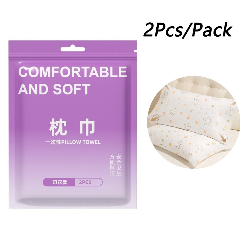 Home Textiles Premium - Lot de 2 taies d'oreiller jetables