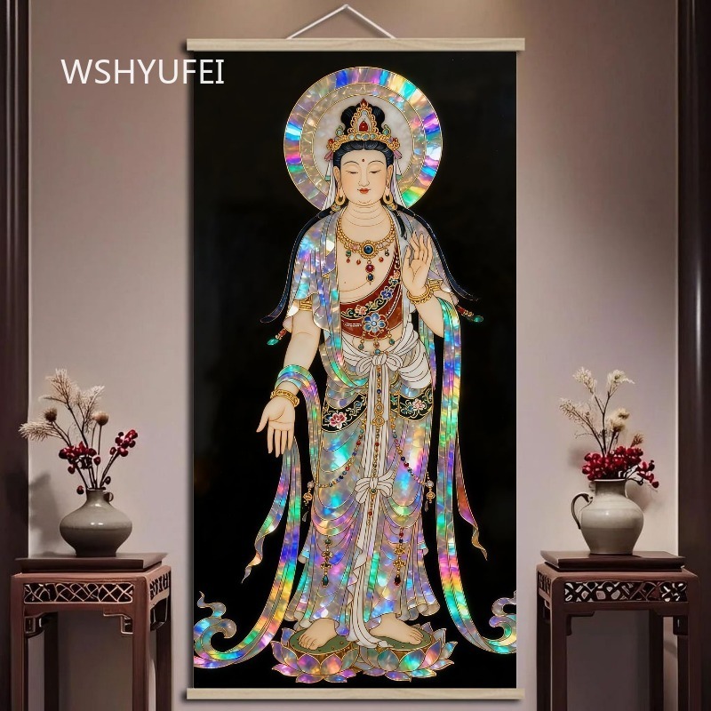 Papier peint mural bouddhiste  - Home Textiles & Decorations avis et prix