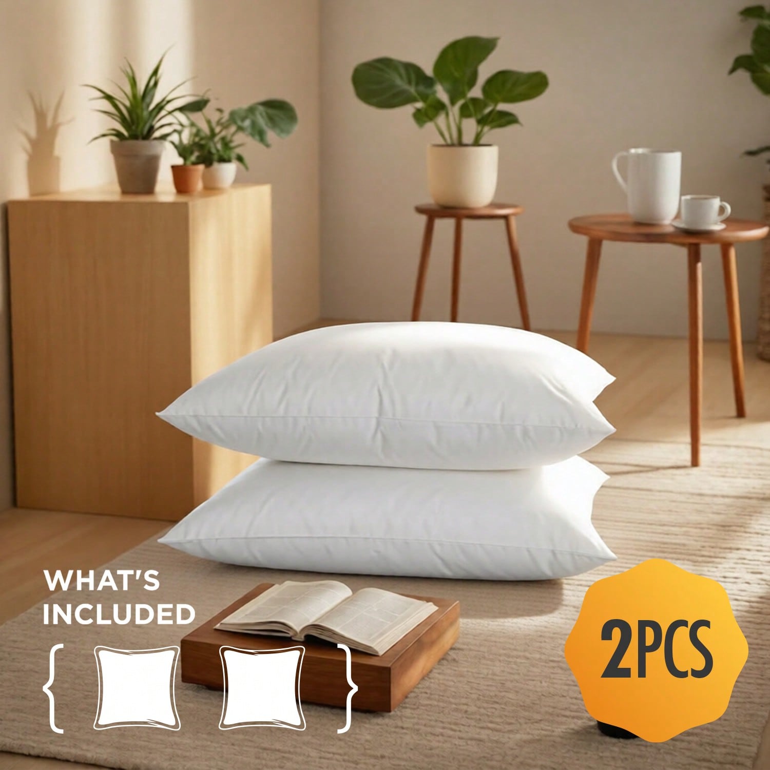 Lot de 2 et lot de 4, coussins - Pillow Insert 18X18 avis et prix